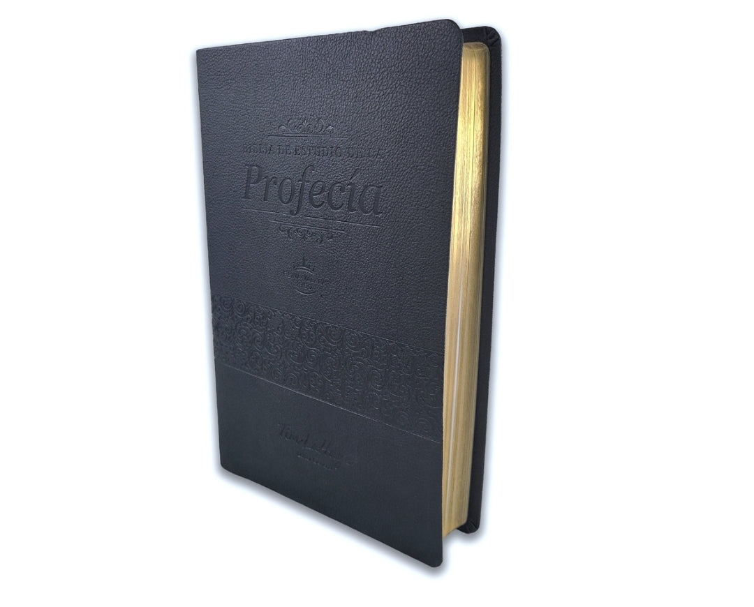 Biblia de Estudio de la Profecía, piel negra