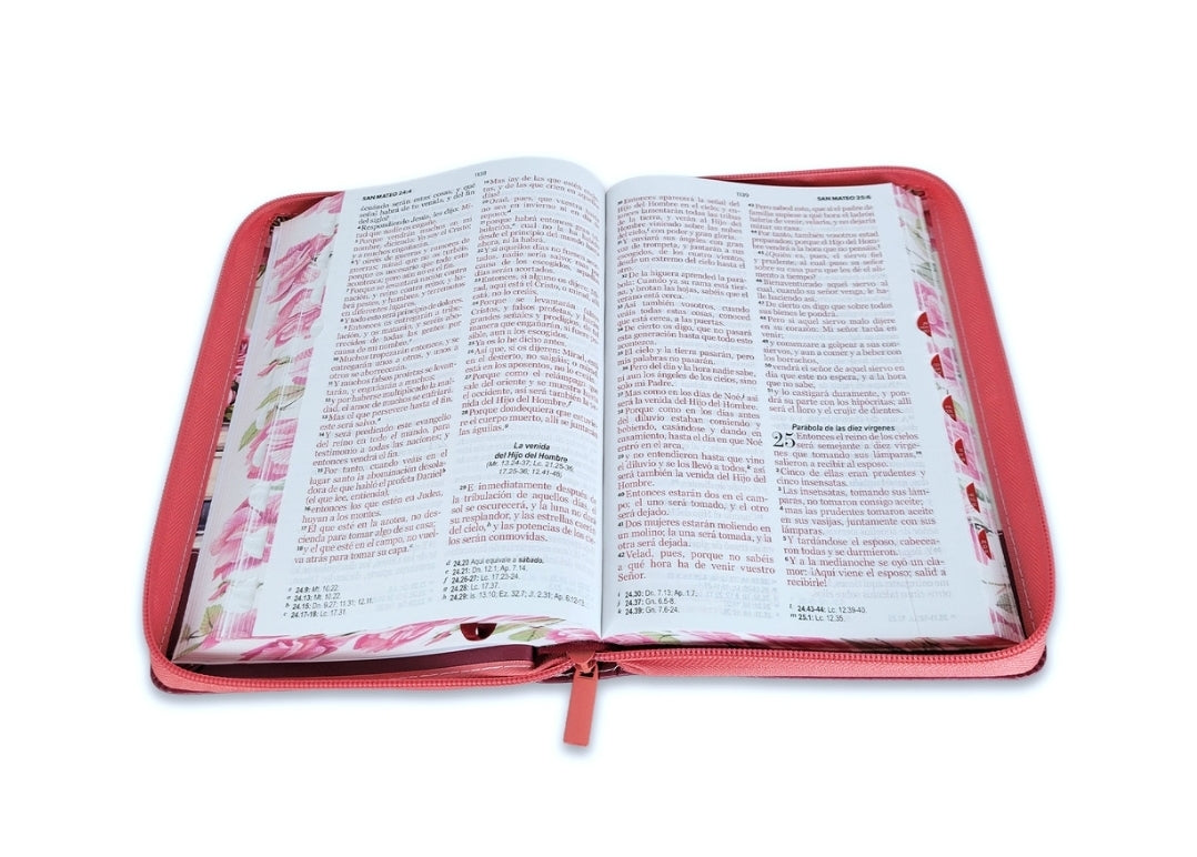 Biblia con Cierre Letra Grande 12 puntos RV1960 imit piel granada con índice - Yo y mi casa