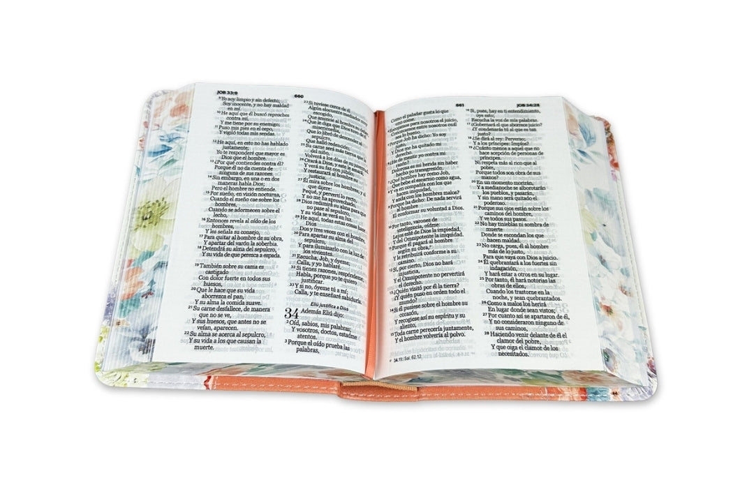 Biblia de Bolsillo RV1960 imit piel con canto coral
