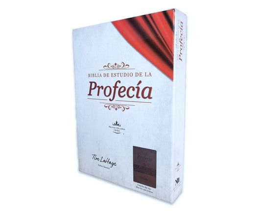 Biblia de Estudio de la Profecía, piel café