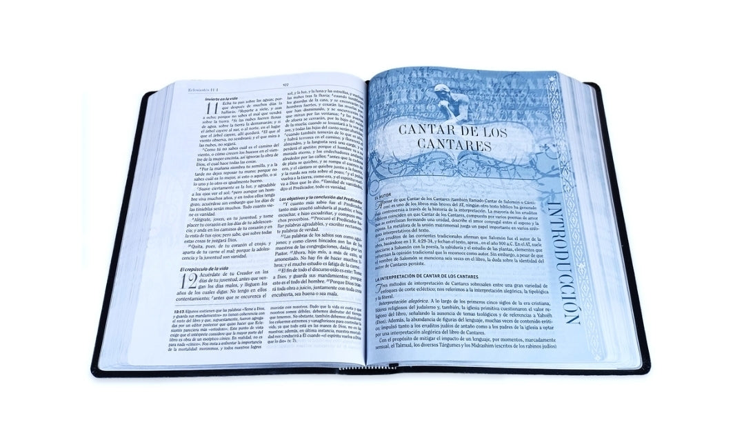 Biblia de Estudio de Apologética RV1960, piel fabricada negra