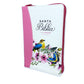Biblia con Cierre Letra Grande 12 puntos RV1960 imit. piel rosa pajaro floral con índice y canto pintado primaveral rosado