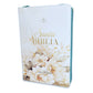 Biblia con Cierre Letra Súper Gigante 19 puntos Mediana RV1960 imit piel verde fantasía floral con índice y canto floral