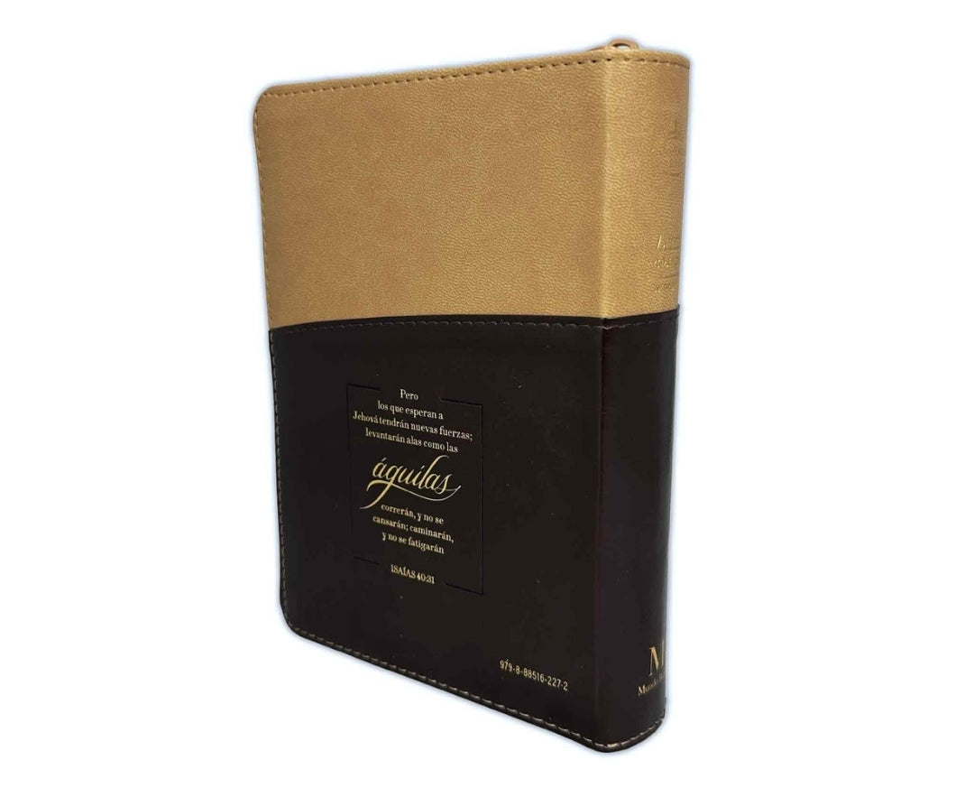 Biblia Águila con Cierre Compacta 11 puntos RV1960 imit café con índice - Pero los que esperan a Jehová