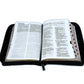 Biblia Espada con Cierre Compacta 11 puntos RV1960 imit gris y negro con índice - Hebreos 4:12
