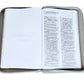 Biblia con Cierre Letra Grande 12 puntos RV1960 imit piel negro y gris león con índice