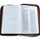 Biblia con Cierre Letra Grande 12 puntos RV1960 imit piel café ichtus con índice