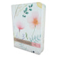 Biblia con Cierre compacta 12 puntos RV1960, imit piel blanco flores con índice y canto floral