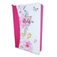 Biblia con Cierre Letra Grande 12 puntos RV1960 imit. floral fucsia con índice