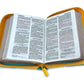 Biblia de Bolsillo con Cierre RV1960 imit amarillo/turquesa flores
