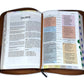 Biblia de Estudio Arco Iris con Cierre RV1960 imit piel duotono café con índice - Pero los que esperan a Jehová