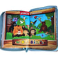 Biblia para Niños Creciendo cada Día compacta con Cierre RV1960 imit piel azul y gris