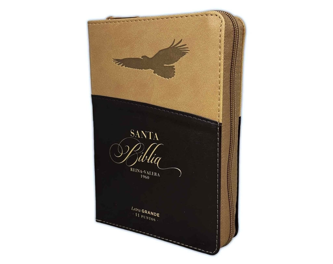 Biblia Águila con Cierre Compacta 11 puntos RV1960 imit café con índice - Pero los que esperan a Jehová