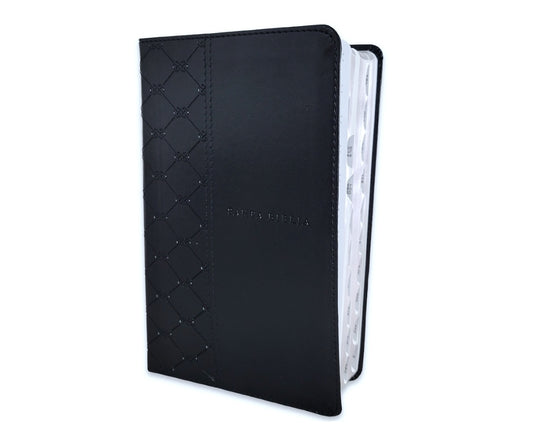 Biblia Letra Gigante Manual NTV, imit piel negro con índice
