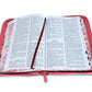 Biblia con Cierre Letra Grande 12 puntos RV1960 imit piel granada con índice - Yo y mi casa