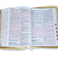 Biblia con Cierre Letra Súper Gigante 19 puntos Mediana RV1960 imit piel sabiduría con índice y canto floral