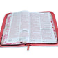 Biblia con Cierre Letra Grande 12 puntos RV1960 imit piel granada con índice - Yo y mi casa