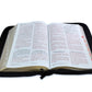 Biblia con Cierre Letra Grande 12 puntos RV1960 imit piel negro cordero y león con índice