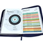 Biblia con Cierre Letra Grande 12 puntos RV1960 imit. lila y flores con índice