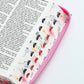 Biblia con Cierre Letra Grande 12 puntos RV1960 imit. floral rosa con índice y canto floral