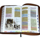 Biblia de Estudio Arco Iris con Cierre RV1960 imit piel duotono café con índice - Pero los que esperan a Jehová