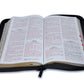 Biblia con Cierre Letra Grande 12 puntos RV1960 imit piel león y cordero negro con índice