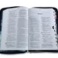 Biblia Ultrafina con Zíper NTV, sentipiel floral con índice