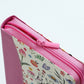 Biblia con Cierre Letra Grande 12 puntos RV1960 imit. floral rosa con índice y canto floral