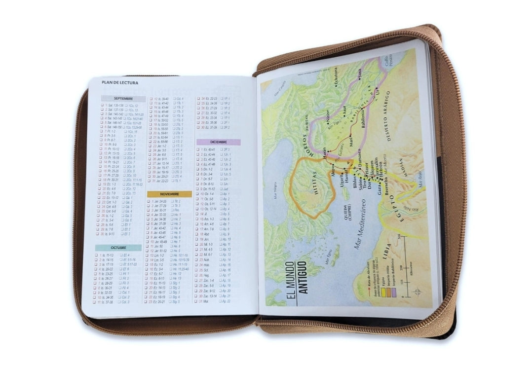 Biblia Águila con Cierre Compacta 11 puntos RV1960 imit café con índice - Pero los que esperan a Jehová