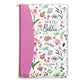 Biblia con Cierre Letra Grande 12 puntos RV1960 imit. floral rosa con índice y canto floral