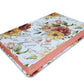 Biblia Tamaño Manual RV1960, tapa dura blanco y coral con canto floral