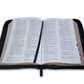 Biblia con Cierre Letra Grande 12 puntos RV1960 imit piel león y cordero negro con índice