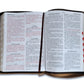 Biblia con Cierre Letra Gigante 15 puntos RV1960 imit piel café con índice