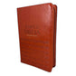 Biblia con Cierre Letra Gigante Manual 14 puntos RV1960 imit café con índice - Himno "Cuán grande es Él"