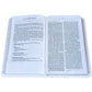 Biblia Recuerdo de Boda RV1960 imit. piel blanco floral
