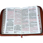 Biblia con Cierre Letra Gigante Manual 14 puntos RV1960 imit café con índice - Himno "Cuán grande es Él"