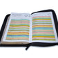 Biblia con Cierre Letra Grande 12 puntos RV1960 imit piel león y cordero negro con índice
