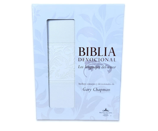 Biblia Devocional, Los Lenguajes del Amor RV1960, imit. piel, blanco