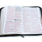 Biblia con Cierre Letra Súper Gigante 19 puntos Mediana RV1960 duotono león gris y negro con índice