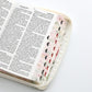 Biblia con Cierre Letra Gigante Manual 14 puntos RV1960 imit piel vintage flores rosas con índice y canto floral
