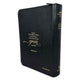 Biblia Espada con Cierre Compacta 11 puntos RV1960 imit gris y negro con índice - Hebreos 4:12
