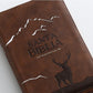 Biblia con Cierre Letra Gigante Manual 14 puntos RV1960 imit piel café con índice - Como el ciervo brama