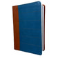 Biblia Thompson RV1960, Edición especial para el estudio bíblico, imit. piel, duotono, azul y marrón