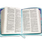 Biblia de Bolsillo con Cierre RV1960 imit piel turquesa mariposa