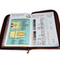 Biblia con Cierre Letra Gigante Manual 14 puntos RV1960 imit piel café con índice - Como el ciervo brama