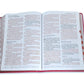 Biblia Letra Súper Gigante RV1960 imit. piel rosa floral con índice
