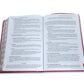 Biblia Letra Súper Gigante RV1960 imit. piel rosa floral con índice