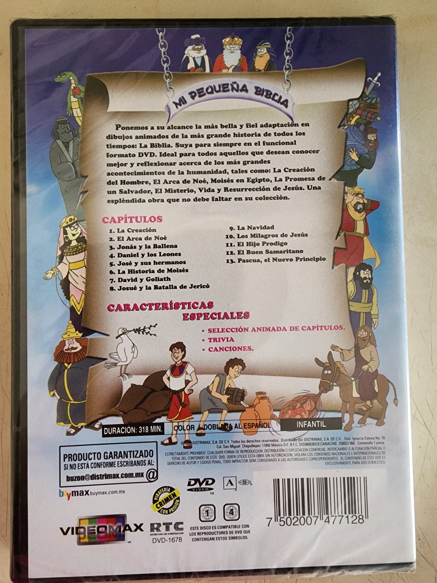 Mi Pequeña Biblia Infantil DVD