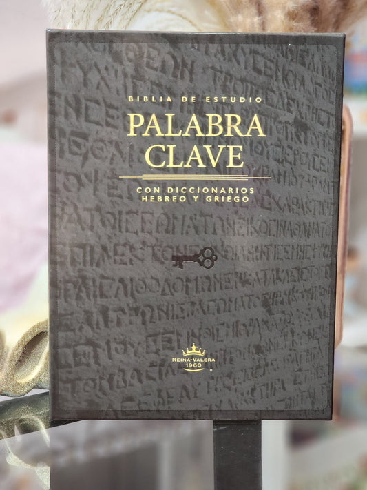 Biblia de Estudio Palabra Clave RV1960, piel negra