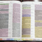 Biblia de Estudio Arcoiris RV1960, con índice, piel negra